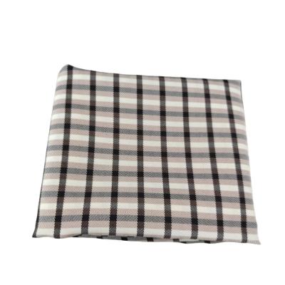 China Plaid Style Twill Stoff 100% Polyester Twill Stoff für mittelgewichtige Anzug und Kleid zu verkaufen