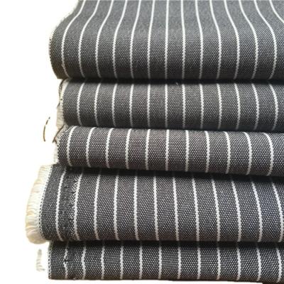 China 300D*300D Cation Polyester Woven Plain 7MM Stripe Suiting Fabric Linen Fabric for Fashion for sale