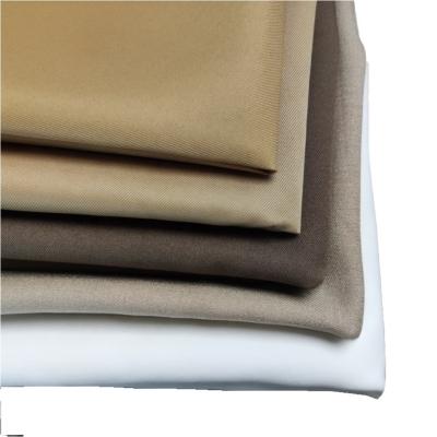 China Waterproof 100% Polyester Fabric Solid Color Gabardine for Lining Clothes for sale