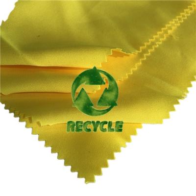 China Tejido de poliéster reciclado 100% de estilo simple Tejido RPET certificado GRS para atuendos en venta