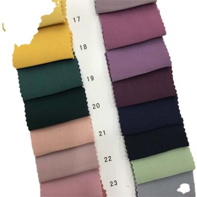 China 150-200GSM High Twisted 80D SPH Satin Crepe Anti Bacteria Silky Chiffon Dress Fabric for sale