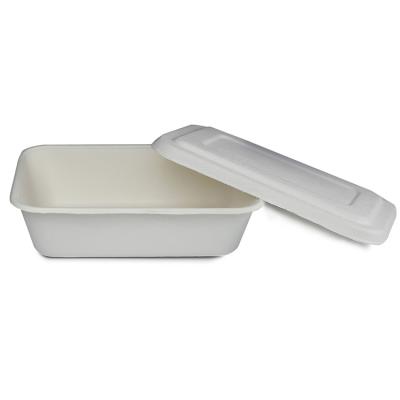 China High Quality Durable Disposable Takeaway Food Food Packaging Boxes With Separate Lid for sale