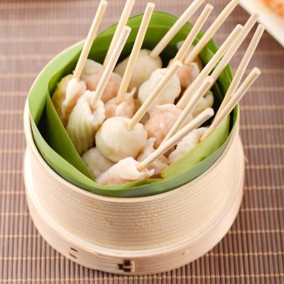 China Wholesale Hygienism Non-stick Hot Sale Disposable High Quality Bamboo Skewers for sale