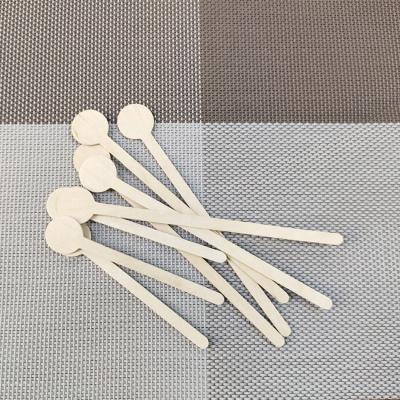 China Sustainable Free Sample Universal Custom Disposable Wooden Coffee Stirrer Stick for sale