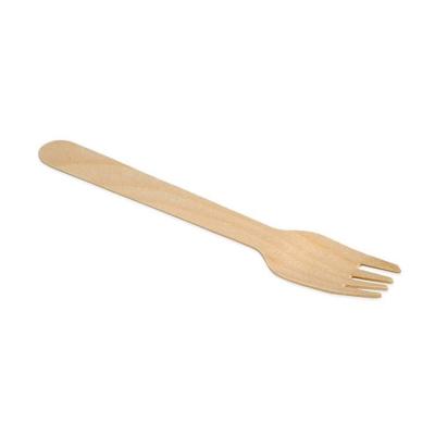 China Home Kitchen Premium High Quality Custom Disposable Cutlery Wooden Hotel Disposable Fork for sale