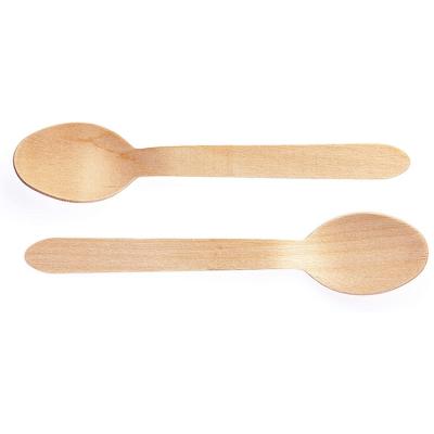 China Wholesale Home Wholesale Price Natural Wood Cutlery Disposable Hotel Kitchen Wooden Spoon Set for sale