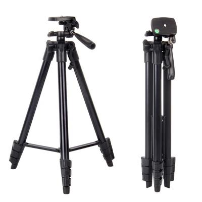 China Portable Extendable Lightweight Aluminum Digital Camera Phone Tripod Travel Tripod for Photography, Video Recording, Vlogging for sale