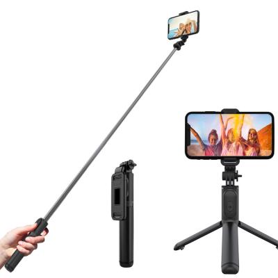 China Fold 3 in 1 Extendable Selfie Stick Tripod Selfie Stick Phone Holder for sale