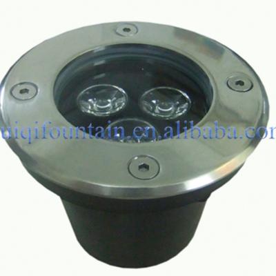 China HUIQI Aquarium Factory Low Price IP68 Stainless Steel Direct Led Underground Light RGB Optional for sale