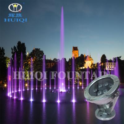 China HUIQI LANDSCAPE LED Factory Direct High Quality Stainless Steel High Power Waterproof Underwater Light for sale