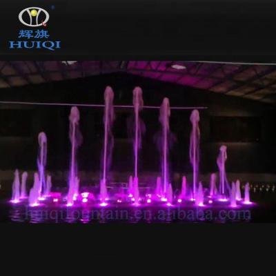 China For Music Water Stainless Steel Hotel Lobby Pool HUIQI FACTORY Outdoor and Indoor Colorful Dancing Fountain for sale