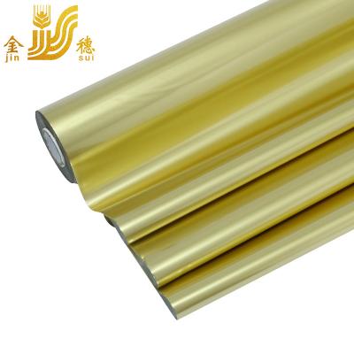 China JINSUI Wenzhou Professional Paper Supplier Matte Gold Color Hot Stamping Foil For Plastic Label for sale