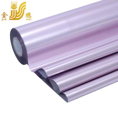 China JINSUI Wholesalers Hot Stamping Foil Paper / Plastic Translucent Light Purple Pink Pearl For Paper And Plastic for sale