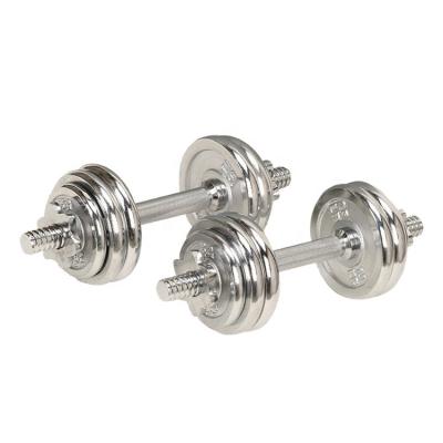 China 10kg Adjustable Gym Weight Lifting Home Fitness Dumbbell Set for sale