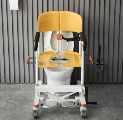 China Ergonomic Multifunctional Transfer Commode Chair Toilet Patient Chair for sale