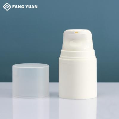 China China Manufacturer 30ml Matte White Plastic Skin Care Cosmetic Bottles Airless Bottles With Pump for sale