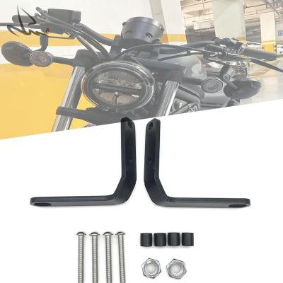 China Sanhang Stainless Steel For Handlebar Rear View Side Mirror Spotlight Bracket For Honda CMX300 Rebel CMX500 2019 2020 2021 CMX 300 500 parts for sale