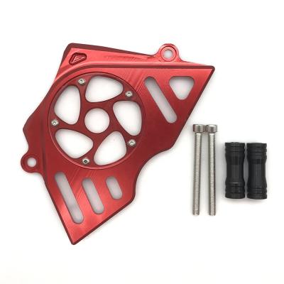 China Sanhang Direct Selling High Quality Aluminum CNC Aluminum Sprocket Motorcycle Chain Guard For Honda Cbr250 Cbr250r Front Engine Stator Protective Cover for sale