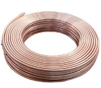 China Water Tube Copper Pipe In Pancake Coil For Air Conditioner for sale