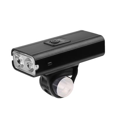 China Alumunium Alloy Outdoor Waterproof IP65 USB Super Bright Rechargeable Bicycle Front Light for sale