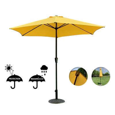 China Waterproof/UV Resistant/Fade Heavy Duty Design Outdoor Garden Parasol Sun Beach Umbrella Custom Windproof Parts Anti-UV for sale