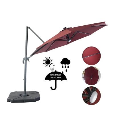 China Waterproof/UV/Fade Resistant Best Selling High Quality Outdoor Windproof Double Table Garden Umbrella 300cm for sale