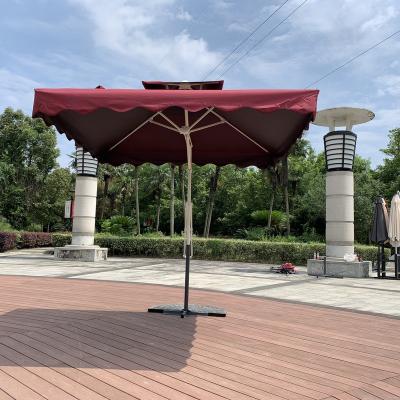 China Cheap Double Canopy Canopy Umbrella Large Sunshade Outdoor Patio Umbrella Garden Furniture Furniture Umbrellas For Beach for sale