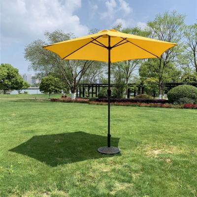 China Waterproof/UV Resistant/Fade Resistant UV-Resistant Outdoor Parasol With Adjustable Handle,Outdoor Garden Beach Market Umbrella Parasol Made In China for sale