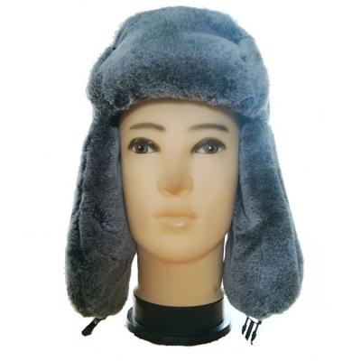 China 2018 COMMON Mens Sunday Son Angora Hat Dad Ushanka Russian Soviet Fur Trapper Hat For Adult for sale