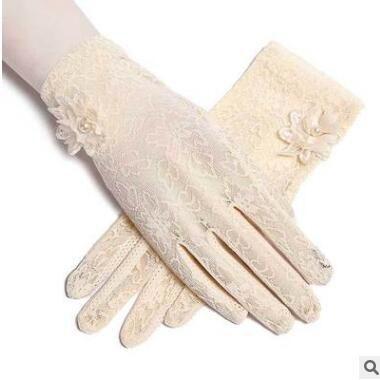 China Ease 2018 Spring Summer Grenadine Thin Female's Ice Silk Sun-protective Gloves for sale