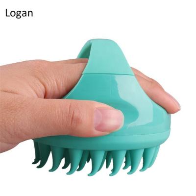 China Hot Sale Head Massager Shampoo Brush Silicon Shower Brush for sale