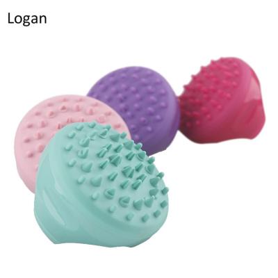 China Hot Sale Head Shampoo Brush Scalp Massager Silicon Shower Brush for sale