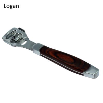 China High Quality Wooden Foot Handle Foot Rasp Callus Remover Wooden Foot Corn Cutter for sale