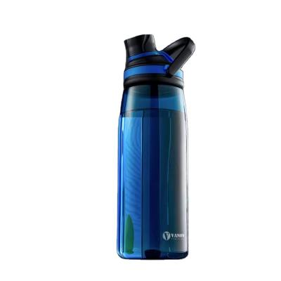 China Factory Direct Sale 780ml Tritan Motivational Water Bottle Viable Sports Plastic Water Bottle Large Capacity With Lid For Sport for sale