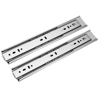 China Modern Slide Rail Bounce Slide Stainless Steel Slide Rail Cold Rolled Steel Furniture Drawer Hardware for sale