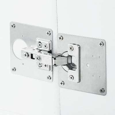 China Contemporary Hinge Fix Electroplate Stainless Steel Furniture Cabinet Shower Glass Door Hinges for sale