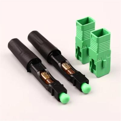 China Telecom fast fusion splice ftth SC APC connector optical fiber fiber for sale