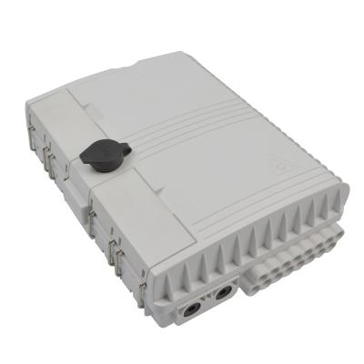 China FTTH Network Wall Mount 16 Core Fiber Optic NAP Splitter PLC End Box / Fiber Distribution FTTH FTTB FTTX CTO Box For FTTH Application for sale