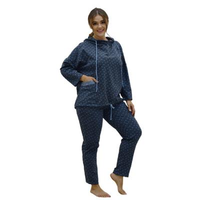 China Breathable And Comfortable Women's Casual Cotton Long Sleeve Sweater Suit Viable for sale