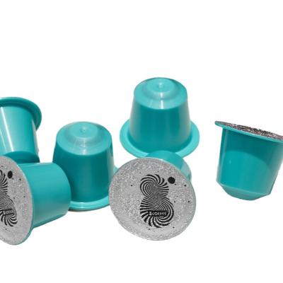 China 2022 Hot Selling 37mm Nespresso Stocked Disposable PLA Coffee Capsule With Lids for sale