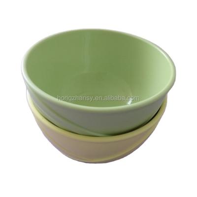 China Contemporary PLA Cornstarch Bamboo Fiber Baby Feeding Bowl for sale