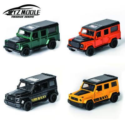 China 2 Models Mixed Factory Direct Alloy Die Casting 1:36 Toy Car Model Car Simulation Models Die Casting Children's Off-Road Metal Die Casting for sale