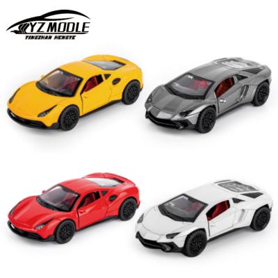 China 2 Models Mixed Factory Direct Alloy Die Casting 1:36 Toy Car Model Car Simulation Die Casting Children'S Sports Car Metal Model Die Casting for sale