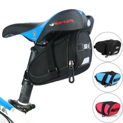 China Durable/Waterproof/Big Pocket Outdoor Bicycle Saddle Bag Cycle Riding Bike Road Mountain Bag Capacity Tail Seat Bag for sale