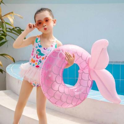 China Hot Selling PVC Water Party Summer Kids Inflatable Mermaid Swimming Inflatable Floating Pool Ring etc. for sale