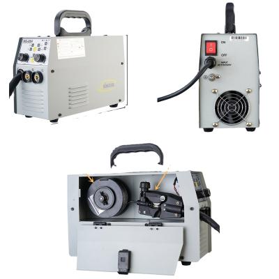 China PORTABLE 110V 220V IGBT flux core welder 160amp GAS MIG NO ARC 2 in 1 welding machine for sale