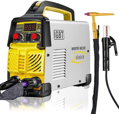 China PORTABLE 110V/220V TIG Welder ARC CAT 2 in 1 Welding Machine 140Amp Stick Muttahida Majlis-e-Amal IGBT Smart Inverter for sale