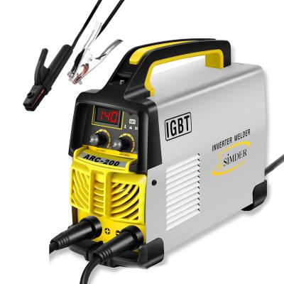 China Easy to bend igbt 110V small arc welding machine 220v high frequency portable mini inverter ARC welder for sale