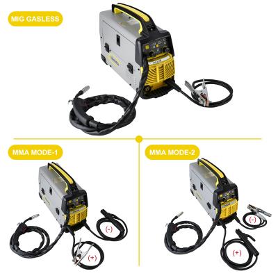 China PORTABLE Inverter ARC MIG Welder Semi-Automatic 110V 220V Gasless S SIMDER MIG Welder for sale