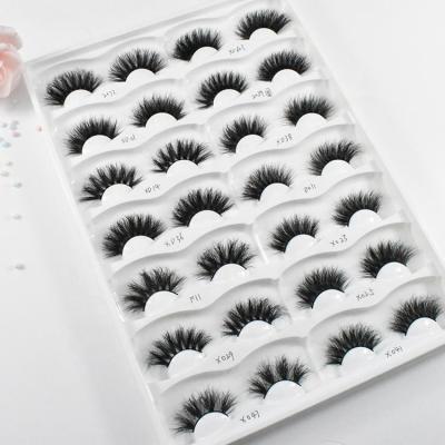 China Chinese Wholesale Seller C VOLUME Long Style 25mm Mink Eyelashes Private Label Natural Popular Thick Mink Lashes for sale